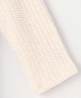 組曲 KIDS 【90-100㎝】バイカラーニットソー ワンピース ライトグレー系