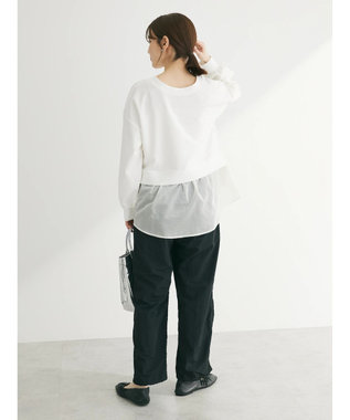 Green Parks 前後２ｗａｙシアードッキングチュニック Off White