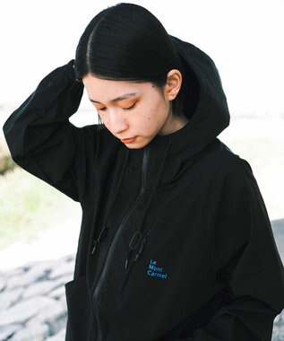 SHARE PARK LADIES 【撥水・UVカット・ストレッチ・軽量 】パッカブルマウンテンパーカー（Mサイズ） ブラック系