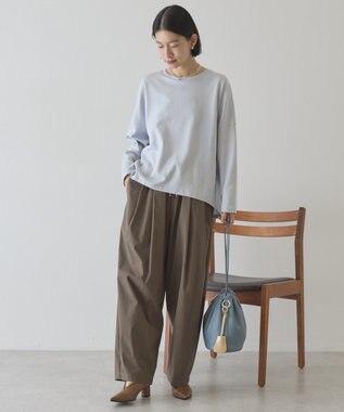 AMERICAN HOLIC 【先行予約】【UVカット】コクーンポンチプルオーバー Light Gray