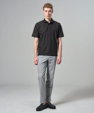 JOSEPH HOMME 【新色追加】【抜群の通気性/360度ストレッチ】エアトールストレッチ ポロシャツ ダークブラウン系