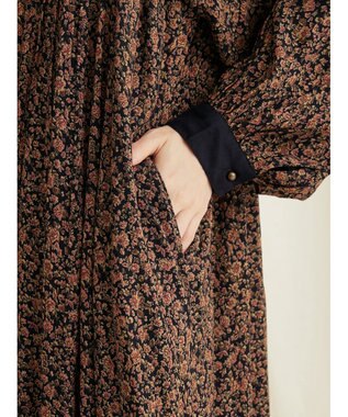 CRAFT STANDARD BOUTIQUE レーヨンキルト切り替えワンピース Flower