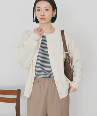 AMERICAN HOLIC クルーネックニットカーディガン Ivory