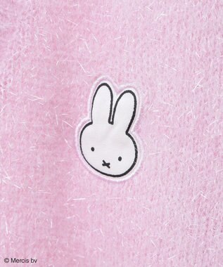 Green Parks Ｍｉｆｆｙ／ワンポイントシャギーニットカーディガン Lavender