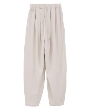 AMERICAN HOLIC ギャザーバレル風パンツ Ecru