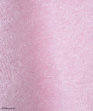 Green Parks Ｍｉｆｆｙ／ワンポイントシャギーニットカーディガン Lavender