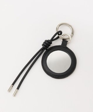russet 【2025AW新作】ミラー付きレザーチャーム(Z-217) Black