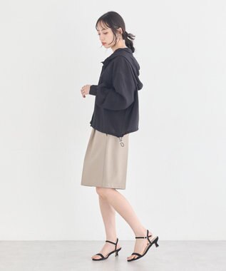 earth music&ecology 【予約】シアーシャツブルゾン ブラック