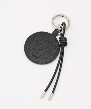 russet 【2025AW新作】ミラー付きレザーチャーム(Z-217) Black