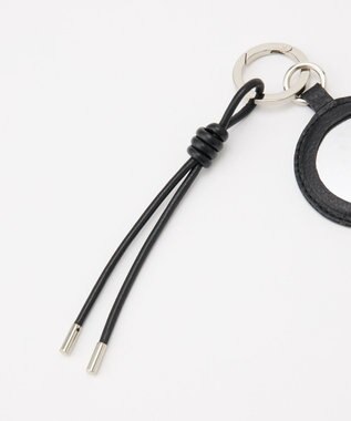 russet 【2025AW新作】ミラー付きレザーチャーム(Z-217) Black
