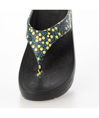 ing <ing>【3E】リカバリートングサンダル ブラックミックス