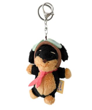 WEGO ぴぽぴぽパイロットドッグキーホルダー 柄2