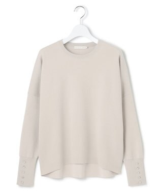 ICB 【洗える】 シルキーウールダブルフェイス ニットプルオーバー トープ