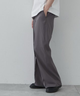 WEGO 【ユニセックス着用ITEM】ルーズフィットフレアトラウザー グレー
