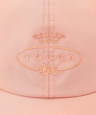 TOCCA 【UV90%以上カット・吸水速乾・接触冷感・抗菌防臭・洗える・サイズ調整可・リボン取り外し可】LOGO RIBBON CAP キャップ ピンク系