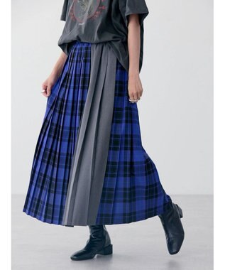 AMERICAN HOLIC アソートチェックプリーツスカート Purple