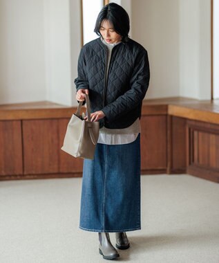 23区 レザー2WAY ショルダーバッグ ベージュ系