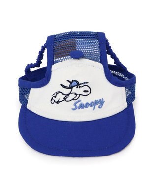 PET PARADISE スヌーピー キャップ 《ナイスキャチ》 小型犬 ブルー