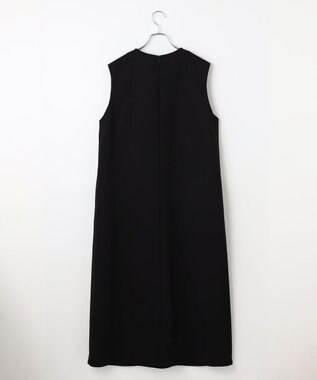 #Newans 【洗濯機可】キーネックジャンパースカート ブラック