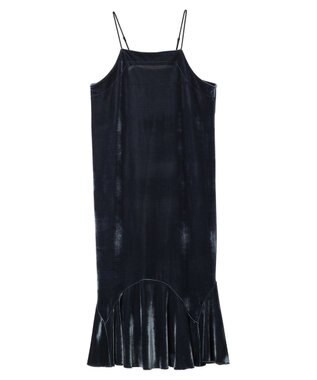 Green Parks armonia．ベロアキャミワンピース Blue