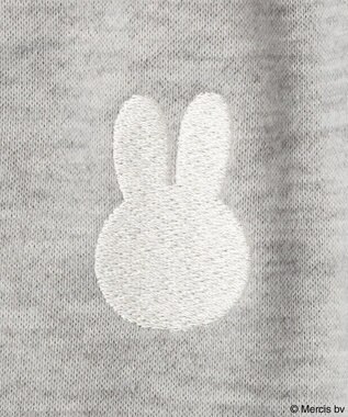 earth music&ecology 【予約】miffy/earth 刺繍スウェットパンツ 杢グレー