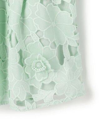 TOCCA FLOATING FLOWER ブラウス ライトグリーン系
