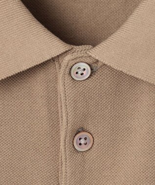 J.PRESS MEN 【WEB限定】カノコポロシャツ ベージュ系