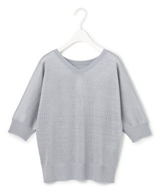 洗える】レーヨンブレンド ドルマンスリーブニット / ICB