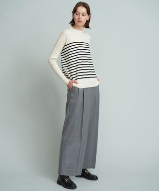 23区 【SACRA】スーパーファインフランネル パンツ グレー系