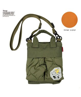 ROOTOTE 8408【スヌーピー】IP.ベビールー.パフ.ピーナッツ-9R 02：カーキ