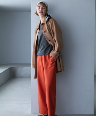 ICB WoolRever  ステンカラーコート キャメル系