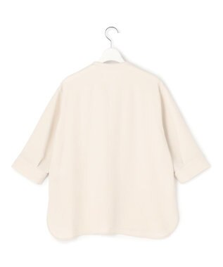 23区 【先行予約】ストレッチジョーゼット スタンドカラー リボン ブラウス ベージュ系