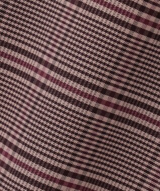 ANY SIS 【2WAY】リバーシブルチェック スカート ベージュチェック×ボルドー