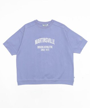 WEGO 【綿100%/MLサイズ展開】DISCUS　ルーズカレッ１００％ ブルーその他