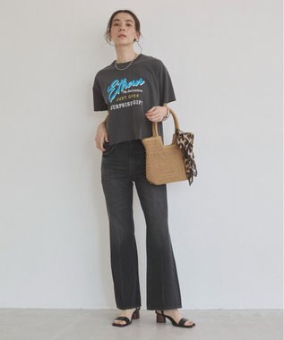 WEGO 【ANGIE VINTAGE/SMLサイズ展開】ブーツカットデニムパンツ ブラックその他