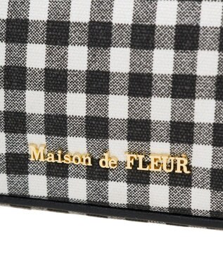 Maison de FLEUR ナローリボンショルダーバッグ Gingham Check