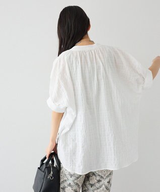 CRAFT STANDARD BOUTIQUE ナチュラルワッシャーブラウス【WEB限定カラー有り】 Off White