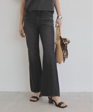 WEGO 【ANGIE VINTAGE/SMLサイズ展開】ブーツカットデニムパンツ ブラックその他