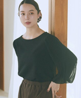 earth music&ecology マジョリカプリーツプルオーバー