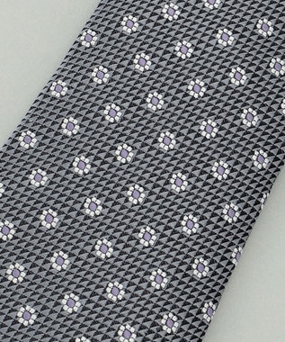 GOTAIRIKU 【日本製】西陣ネクタイ_グレー×パープル系 グレー系8