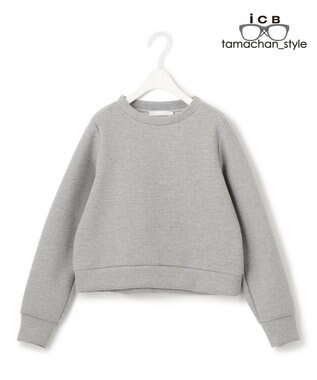 ICB 【ICB×tamachan_style コラボ】ラメスウェット グレーラメ系