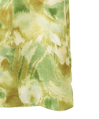 CRAFT STANDARD BOUTIQUE ゴムサテンスカート Green