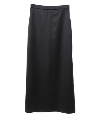 CRAFT STANDARD BOUTIQUE ゴムサテンスカート Black