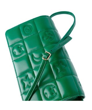 tsumori chisato CARRY ネコキルティング 財布ショルダー ミニバッグ ショルダーバッグ グリーン