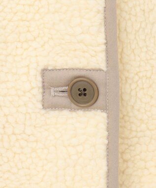 J.PRESS YORK STREET 【WOMEN】ボアアウター アイボリー系