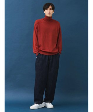 CRAFT STANDARD BOUTIQUE タートルネックニットプルオーバー Brick Red