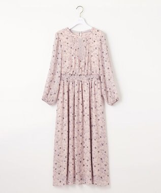 ANY SIS 【洗える】フラワーブルームパフスーブ ワンピース アイボリー系