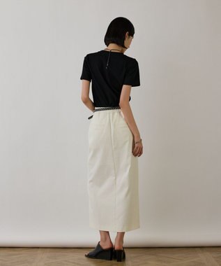 GRACE CONTINENTAL コンパクト天竺トップ ブラック