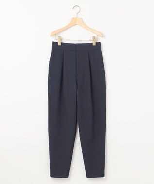 組曲 【洗える・ストレッチ】プランタンカラークロップド パンツ ネイビー系