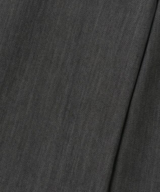 J.PRESS LADIES L 【洗える】T/C DENIM セミワイド パンツ ブラック系